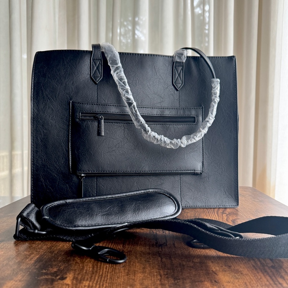 The Mini Work Tote in Black (BEIS 2021) - Picture 3 of 7